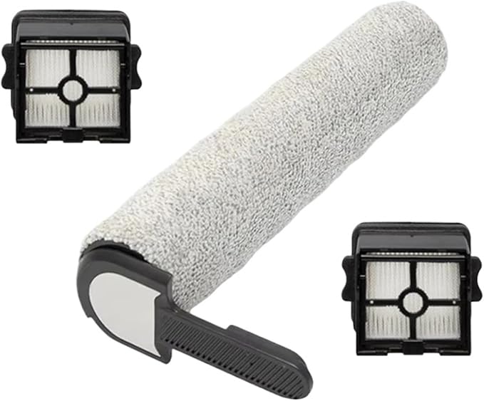 Main Roller Brush and Filter Kit, Compatible with Ultenic AC1 Elite, Floor Scrubber Wet and Dry Vacuum Cleaner Accessories