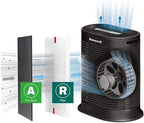 Honeywell HEPA Air Purifier Filter Replacement Kit for HPA300,HPA3300,HPA5300,HPA8350 series Air Purifiers,Value Combo Pack Includes 3 HEPA R & 4 A Carbon Pre-Cut Pre-Filters,(Pack of 4)