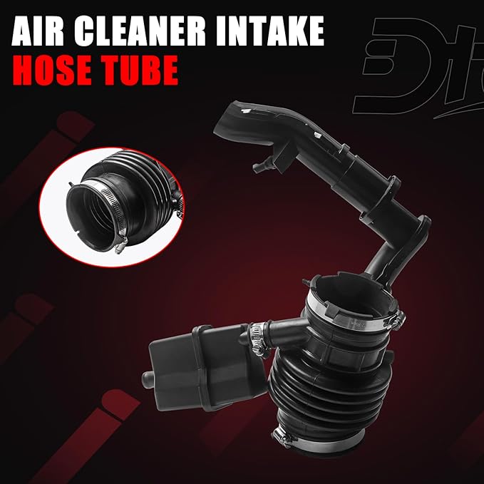 Engine Air Intake Hose w/Clamps, Air Cleaner to Engine Compatible With Nissan Vehicle 2009-2014 Maxima 3.5L V6 Replaces# 696-169, 165769N00C, 165769N00D, 165769N00E