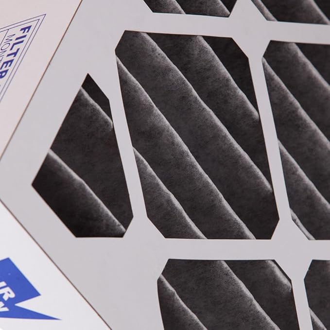 Nordic Pure 16x24x4 (Actual Size: 15 3/8 x 23 3/8 x 3 5/8) Furnace Air Filters MERV 10 Pleated + Carbon 2 Pack