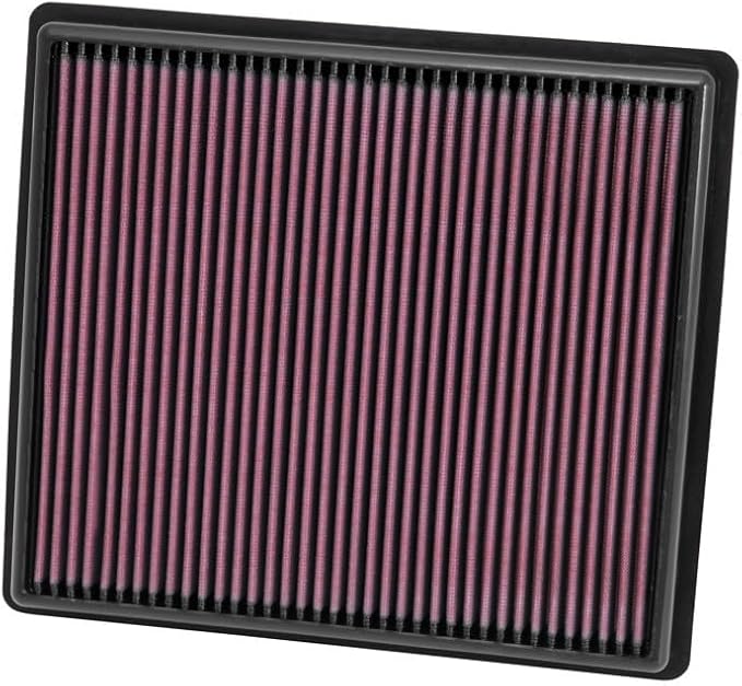 K&N High-Flow Original Lifetime Engine Air Filter: Increase Power: Premium, Washable: Compatible with 2013-2019 Buick/Chevrolet: Regal, Impala, Malibu, 33-2497