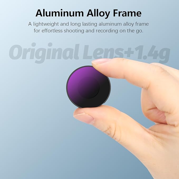 AMAZEAR CPL Filter for Insta360 GO Ultra Accessories, Insta 360 GO Ultra Circular Polarizing Lens to Reduce Glare & Enhance Colors, Screw-in Design, HD Optical Glass Pro Filter