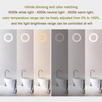 Smart Illuminated LED Bathroom Mirror，Bathroom Mirror with LED Lights，Energy-Saving LED Smart Mirrors，LED Mirror for Bathroom，with Demister Pad and Smart Touch Switch(H60*W80cm/H23.6*W31.5IN)