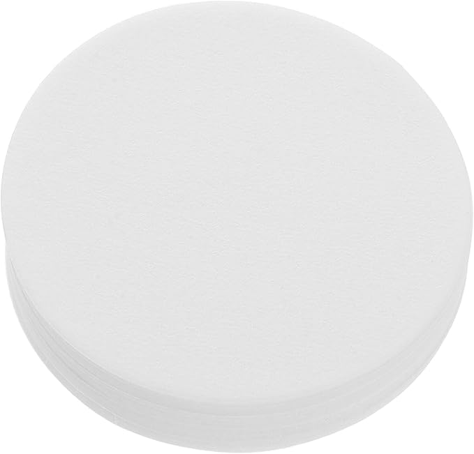 300pcs White 64mm Disposable Coffee Filter Paper for Press Makers Mini round Drip Coffee Filters Compatible with Espresso Machines Portable Paper Bags for Daily Brewing