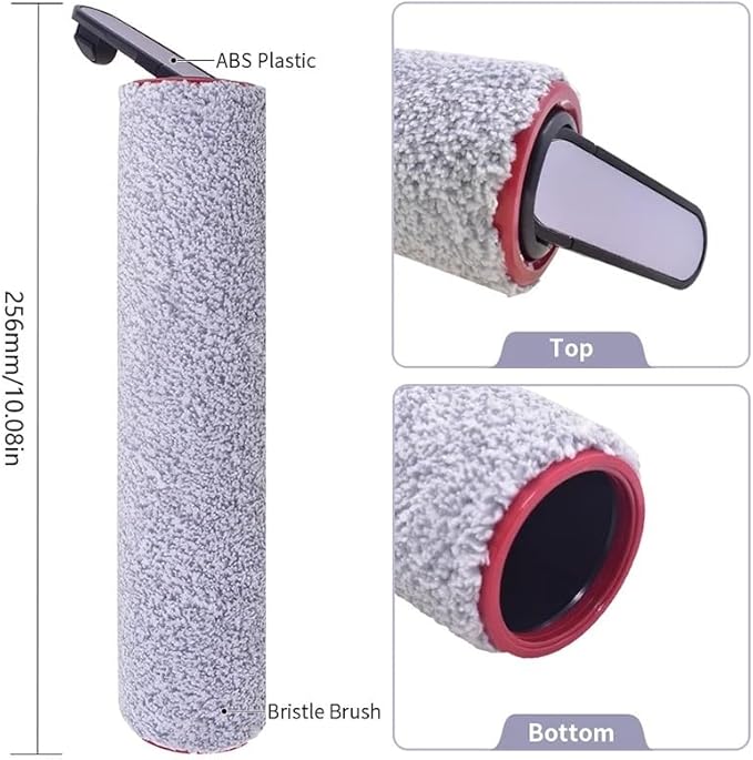 Scrubber Wiper Filter Soft Brush Wet and Dry Vacuum Cleaner Spare Part，Compatible for Dreame， M13 / H13 Accessories(Brush-4PCS)