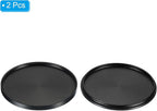 PATIKIL 55mm Lens Cap, 2 Pack Camera Lens Cap Cover Universal Front Metal Lens Filter Stacks Cap Protective Case for 55mm Camera Circular Polarizing Fader ND Filter, Black