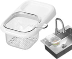 Sink Filter Basket, Efficient Drainage Design, 150g, Suction Cup Sink Rack, Kitchen Drain Basket, Compact & Space-Saving, for Home, Apartment, Restaurant, Dorm, Fruit, Vegetable, Pasta
