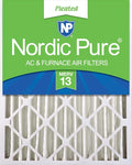 Nordic Pure 16x24x4 (Actual Size: 15 3/8 x 23 3/8 x 3 5/8) Pleated MERV 13 Air Filter 1 Pack