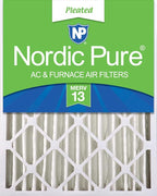Nordic Pure 16x24x4 (Actual Size: 15 3/8 x 23 3/8 x 3 5/8) Pleated MERV 13 Air Filter 1 Pack