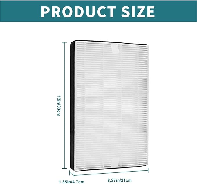 2 Pack F2 True Filter Replacement，Compatible For Filtrete，Room Air Purifier FAP-C02WA-G2 FAP-C03BA-G2 FAP-T03BA-G2