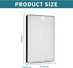 2 Pack F2 True Filter Replacement，Compatible For Filtrete，Room Air Purifier FAP-C02WA-G2 FAP-C03BA-G2 FAP-T03BA-G2