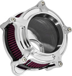HDBUBALUS Motorcycle Air Filter Cleaner Intake Filter System Kit (C-For Touring Trike 08-16, Softail 16-17,Dyna 17)