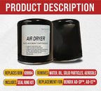 Mytee Products 2 Pack 950011 Air Dryer Filter Cartridge for Truck - R950011 WA109994 R109994 109994 Compatible with Bendix, Haldex, Donaldson & Meritor WABCO System Saver 1000 & 1200