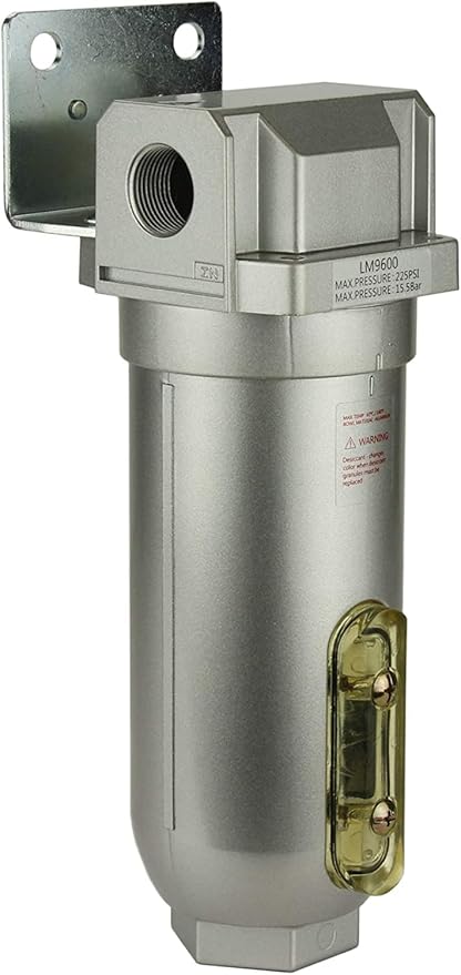 3/4" Compressed Air In Line Filter Desiccant Dryer Moisture Water Separator New