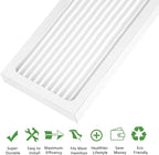 2 Pack 04383 04384 Replacement Filter Compatible with Hamilton Beach 04383 Air Purifier 04384 04385 04386A HEPA Filter Replacement, Replace Part # 990051000