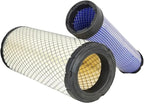 Air Filter Kit for Kubota-M5700 MX5000 MX5100 M4900 M5400, Fits R2401-42280 R1401-42270, Waterproof Treatment, Blocks 5-Micron Particles, Sealing Ring Interface, Leak-Proof Installation