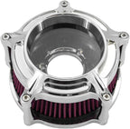 HDBUBALUS Motorcycle Air Filter Cleaner Intake Filter System Kit (A-For Sportster XL models 04-22)