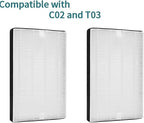 2 Pack F2 True Filter Replacement，Compatible For Filtrete，Room Air Purifier FAP-C02WA-G2 FAP-C03BA-G2 FAP-T03BA-G2