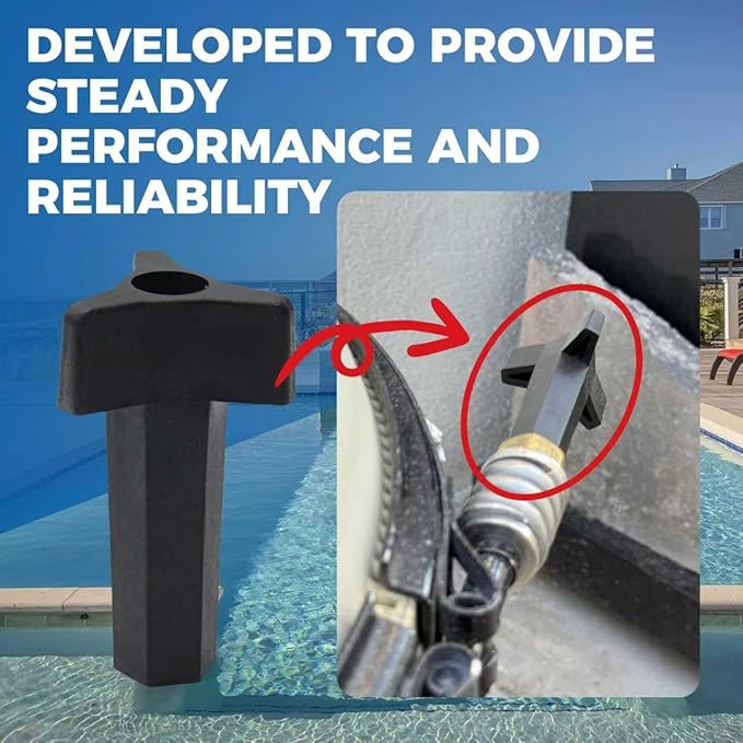 076033 Clamping Band Knob for Pentair Sta-Rite Pool and Spa, Pool Filter Knob Clamp Ring Knob Compatible with Pentair SM & SMBW 2000 and 4000 Series D.E. Pool/Spa Filters, Three Handled Knob 2 Pack