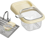 Sink Filter Basket, Efficient Drainage Design, 150g, Suction Cup Sink Rack, Kitchen Drain Basket, Compact & Space-Saving, for Home, Apartment, Restaurant, Dorm, Fruit, Vegetable, Pasta