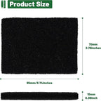 Compost Bin Carbon Odor Filters Substitute for Jo-seph Intelligent Waste Food Waste Caddy Replaceable Rectangle Activated Carbon Filters Pad for Kitchen (Pack of 4)