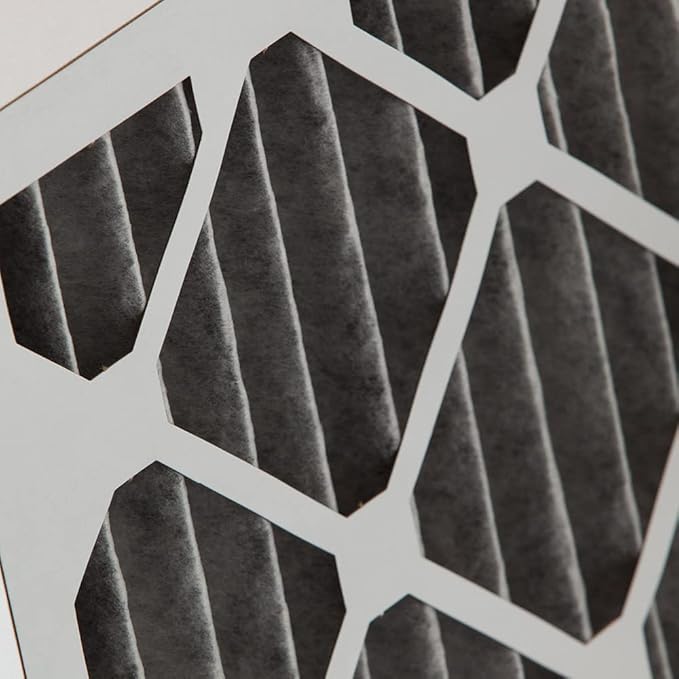 Nordic Pure 25x25x2 (Actual Size: 24 1/2 x 24 1/2 x 1 3/4) Furnace Air Filters MERV 12 Pleated Plus Carbon 3 Pack