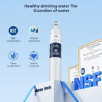 GLACIER FRESH Replacement for RPWFE, RPWF (Built-in CHIP) Refrigerator Water Filter, Compatible with GFE28GYNFS, GFE28GELDS, PFE28KELDS, PFE28KYNFS, GFD28GELDS, PWE23KELDS, PWE23KMKES, 1 Pack
