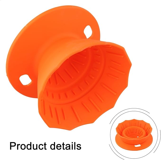 Portable Coffee Dripper, Silicone Collapsible Design for Easy Pour Over Making, for Travel and Outdoors (red)