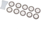 10 Pack 20 mm Ceramic Mist Maker Discs for Humidifier Dust Collector and Air Cleaner Includes 1 Pc Iron Plate Replacement Atomizer Fogger Disc Kit
