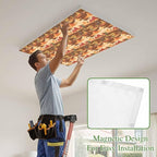 Tropical Plant Cactus Fluorescent Light Covers 3 Pack Western Cowboy Horse Sunset Deserts Brown Magnetic Fluorescent Ceiling Lights Filters for Office Classroom Home Drop Ceiling 4x2 Feet