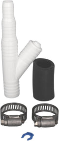 Drain Line Adapter (DLA) With 1/4-inch Quick Connect Fitting for a Water Filter and 7/8-inch Fitting for a Dishwasher (ET116-001, D-25QC, DLA-D)