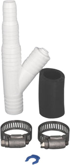 Drain Line Adapter (DLA) With 1/4-inch Quick Connect Fitting for a Water Filter and 7/8-inch Fitting for a Dishwasher (ET116-001, D-25QC, DLA-D)