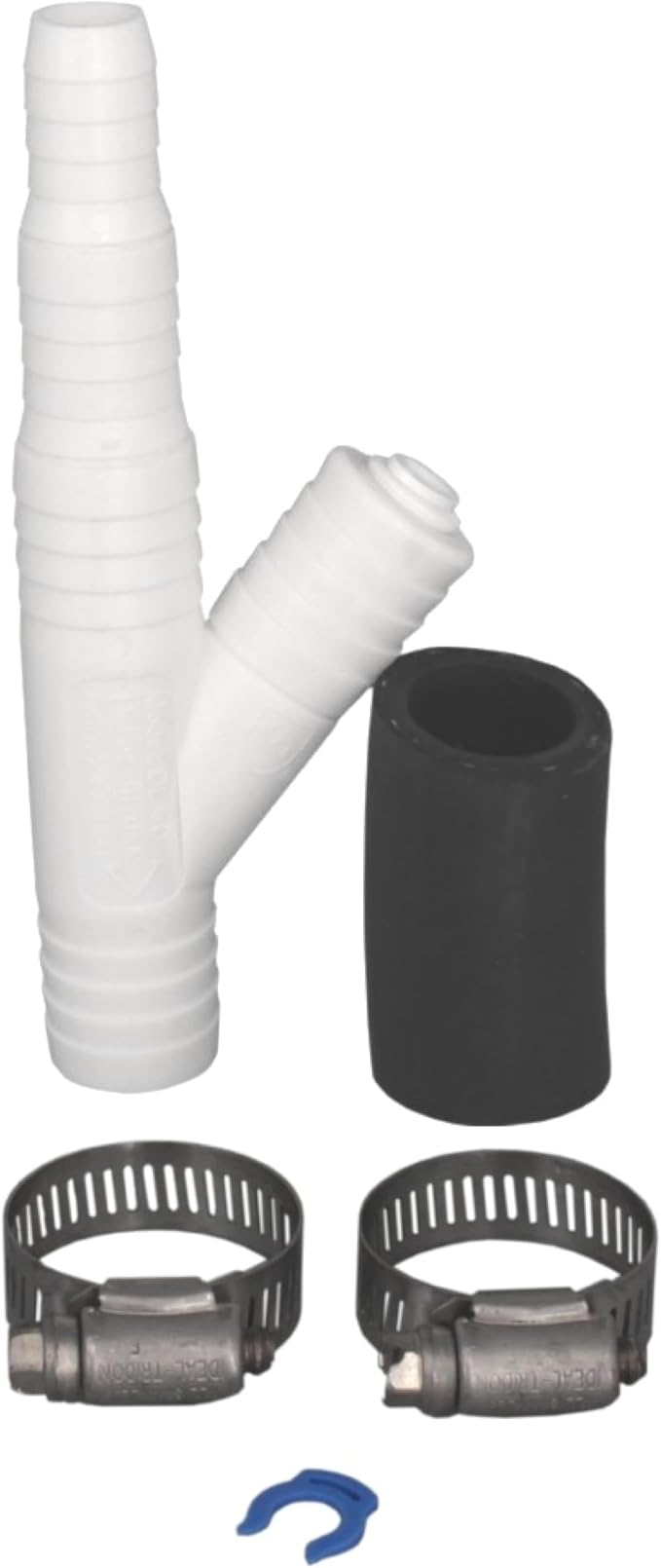 Drain Line Adapter (DLA) With 1/4-inch Quick Connect Fitting for a Water Filter and 7/8-inch Fitting for a Dishwasher (ET116-001, D-25QC, DLA-D)