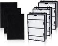 HAPF600 HEPA Filter Replacement Compatible with Holmes Air Purifier True HEPA Filter B&Carbon Pre-filters, Replace HAPF600D HAPF600D-U2 HAP615 HAP625 HAP650 HAP675 HAP725 HAP750-3 Packs