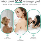 Cobbe 20 Stage Shower Head Filter with KDF-55 for Hard Water, High Output Water Filter with 2 Replaceable Cartridges - Removing Chlorine and Harmful Substance, Chrome