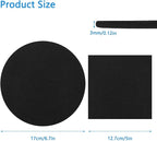 6.7inch & 5inch Charcoal Filters for Kitchen Compost Bucket, Compost Filter for Countertop Bin,Compost Pail Replacement Activated Carbon Charcoal Filters, Round& Rectangle