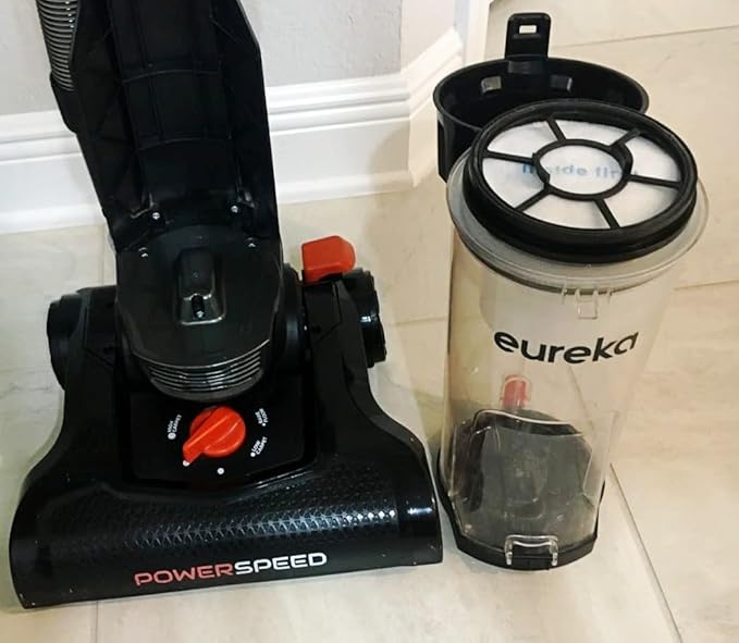 Power Speed Filters Replacement for Eureka NEU180, NEU181, NEU182A, NEU182B, NEU280, NEU188, NEU202 Bagless Upright Vacuum Cleaner, Part E0202，Vacuum Filter Great for Pet Hair/Odors, Dirt, Dust