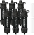 Mini Water Filter NatureNova Portable Emergency Water Filtration System Hiking Camping Straw Survival Gear Emergency Preparedness
