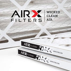 AIRx ODOR 16x25x1 MERV 7 Carbon Pleated Air Filter - Made in the USA - Box of 6