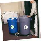 Self-Adhesive Garbage Classification Label Stickers for Waste Bins Eco-Friendly Decals for Easy Sorting Home and Office