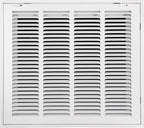 16"W x 14"H [Duct Opening Size] Steel Return Air Filter Grille - Removable Face/Door for 1 inch Filters -HVAC Vent Cover Grill - White [Outer Dimensions: 18 5/8"W X 16 5/8"H]
