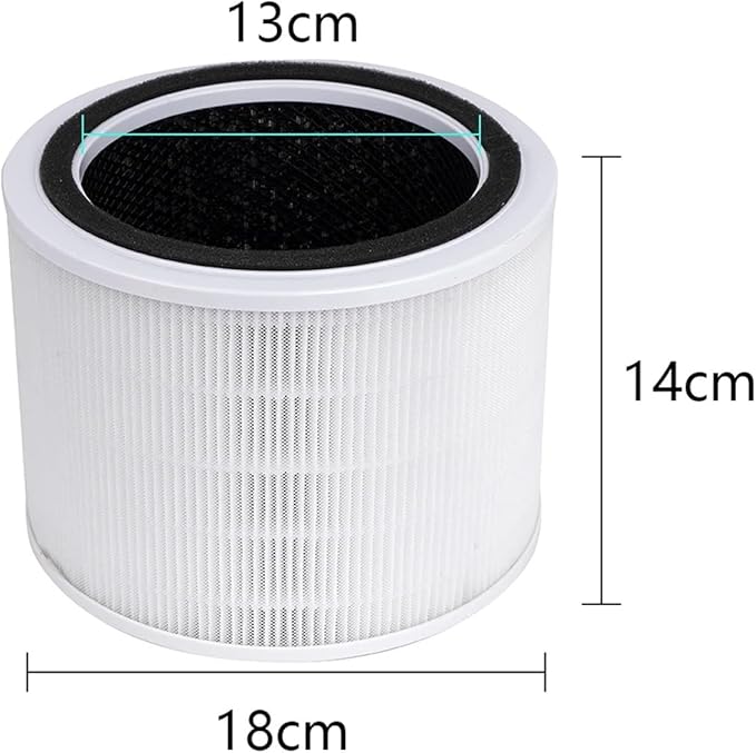 Core 200S Replacement Filter, Compatible For Levoit, Core200S Core 200S-P Air Purifier Filter Core 200S-RF(2pcs)