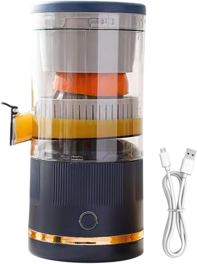 Juicer Blender Machine, Electric Citrus Press Squeezer, Portable Fruit Juice Container, Sturdy Efficient Build Value, Easy Clean Procedure Feature, Top Performance Beverage Tool, Grapefruit Orange Use