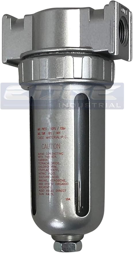 In LINE Desiccant AIR Dryer for Compressed AIR Great for Pneumatic Tools Spray Booth Plasma Cutter, with Desiccant beads (1/4" NPT)