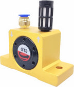GT8 Industrial Turbine Vibrator - G 1/8" Pneumatic Compressed Air Power Wheel Type Silent Golden With Muffler