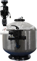 HALF OFF PONDS Simply Clear PRO Koi Pond Filter System with 2HP Blower – Filters Ponds Up to 27,000 Gallons – Bio Comb Media, 6-Way Valve, Pressure Gauge - Mechanical & Biological Filtration