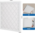 16x20x1 MERV 11 Air Filter, Quality AC/HVAC Furnace Filter，2 Reusable ABS Frame + 8 Pack Replaceable Filter Media，Breathe Fresher and Cost-effective