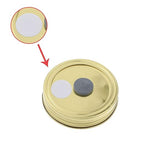Zonon 128 Pieces Synthetic Filter Paper Stickers 20 mm 0.3 ?m Synthetic Filter Disc Tape Mushroom Applied Under Wide Mouth Mason Jar for Mushroom Cultivation