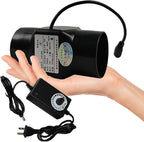 2 Inch 22 Cfm Inline Duct Ventilation Fan Air Circulation Vent Blower Black Small HVAC Exhaust Booster for Hydroponics Grow Tent (Color : Adjustable Speed)