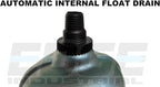 T-H-B CO EDGE INDUSTRIAL Heavy Duty Compressed AIR Filter Regulator Combo Piggyback, Metal Bowl, Visible Sight Glass, 5 Micron Element (1/2" AUTO Drain)